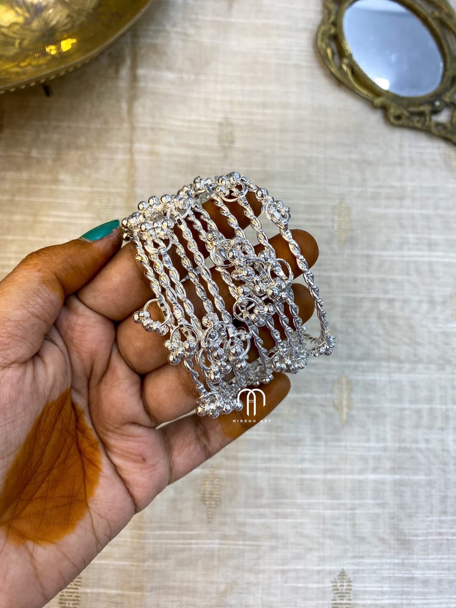 Kashmiri Bangles – Silver from Bangle by Choice