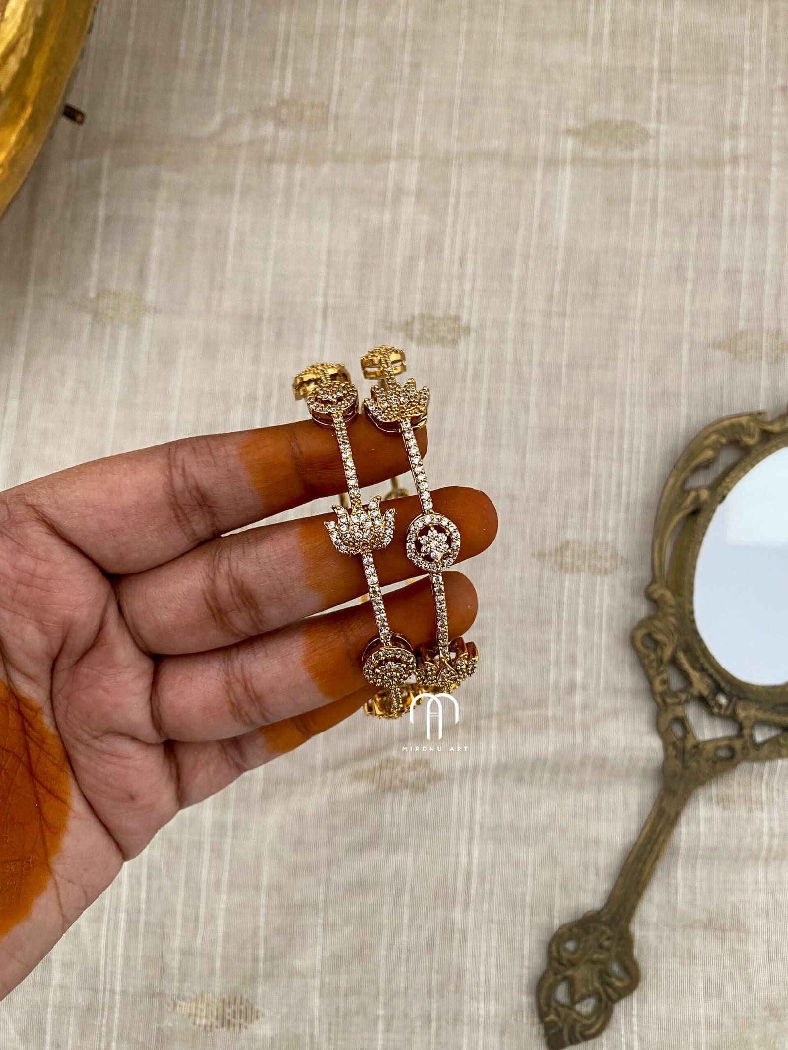Diamond replica – Lotus from Bangle by Choice