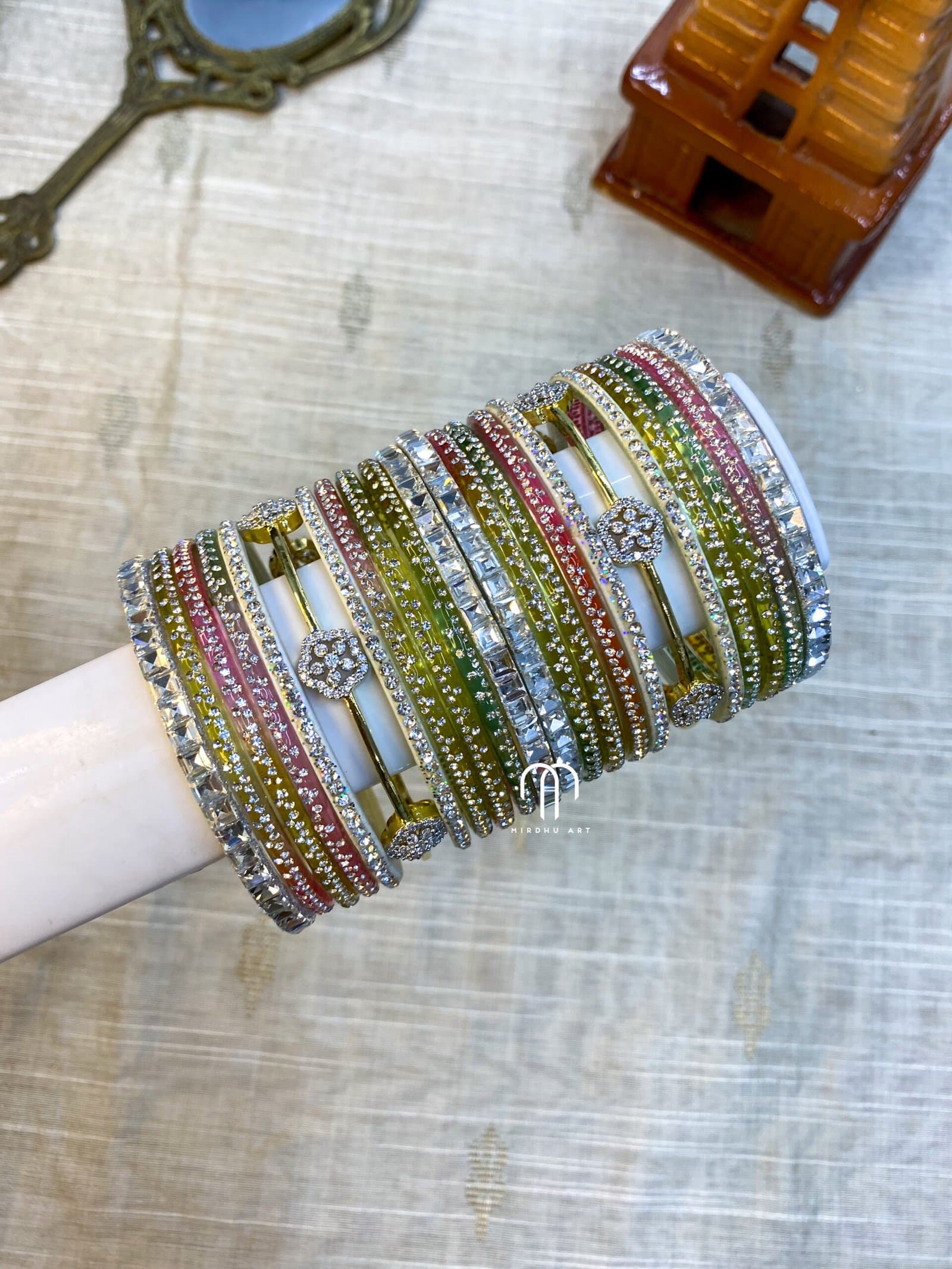 Viral diamond Replica – Roja – lite multi colour from Bangle by Choice