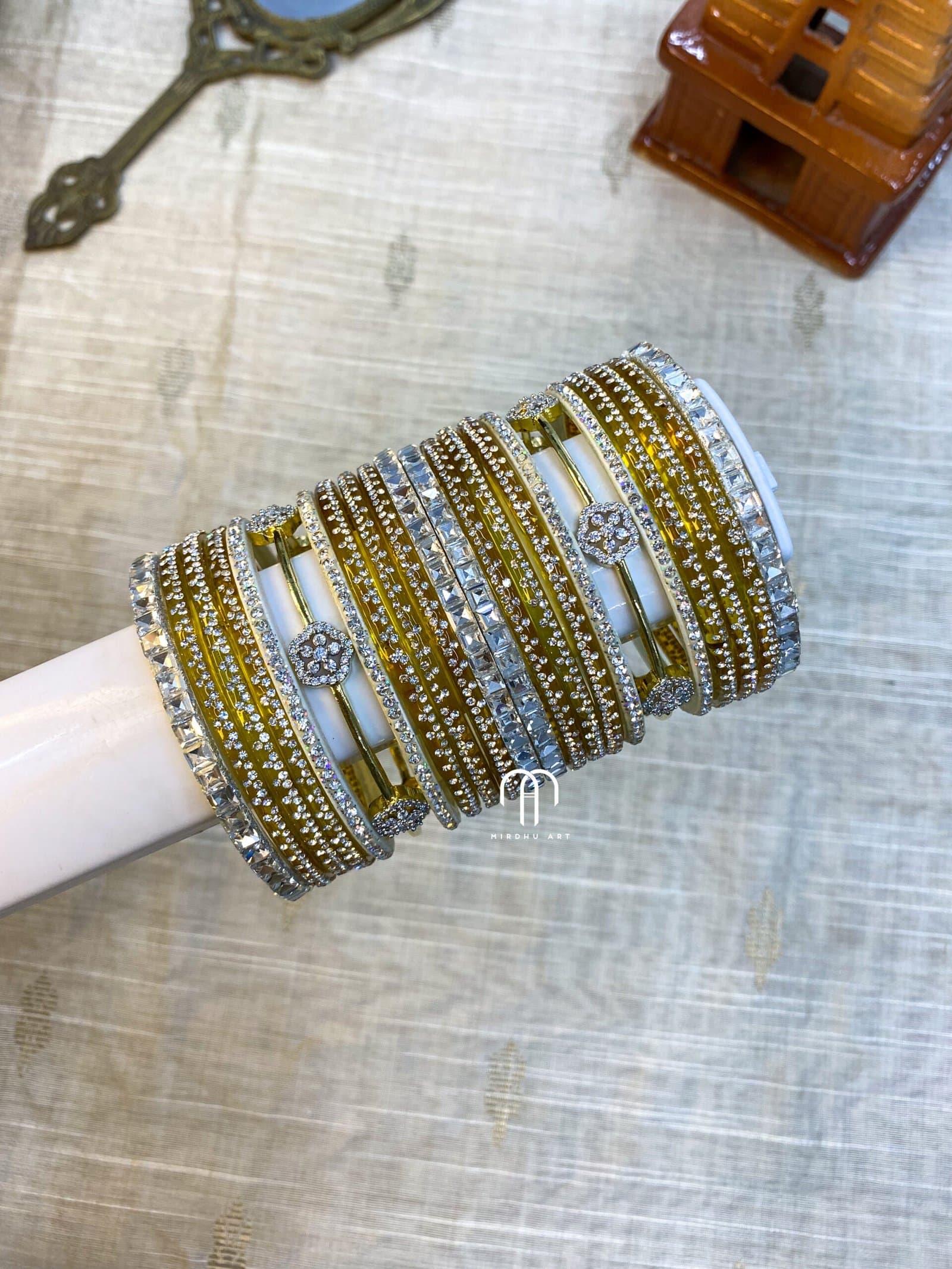 Viral Diamond Replica – Roja – Yellow from Bangle by Choice