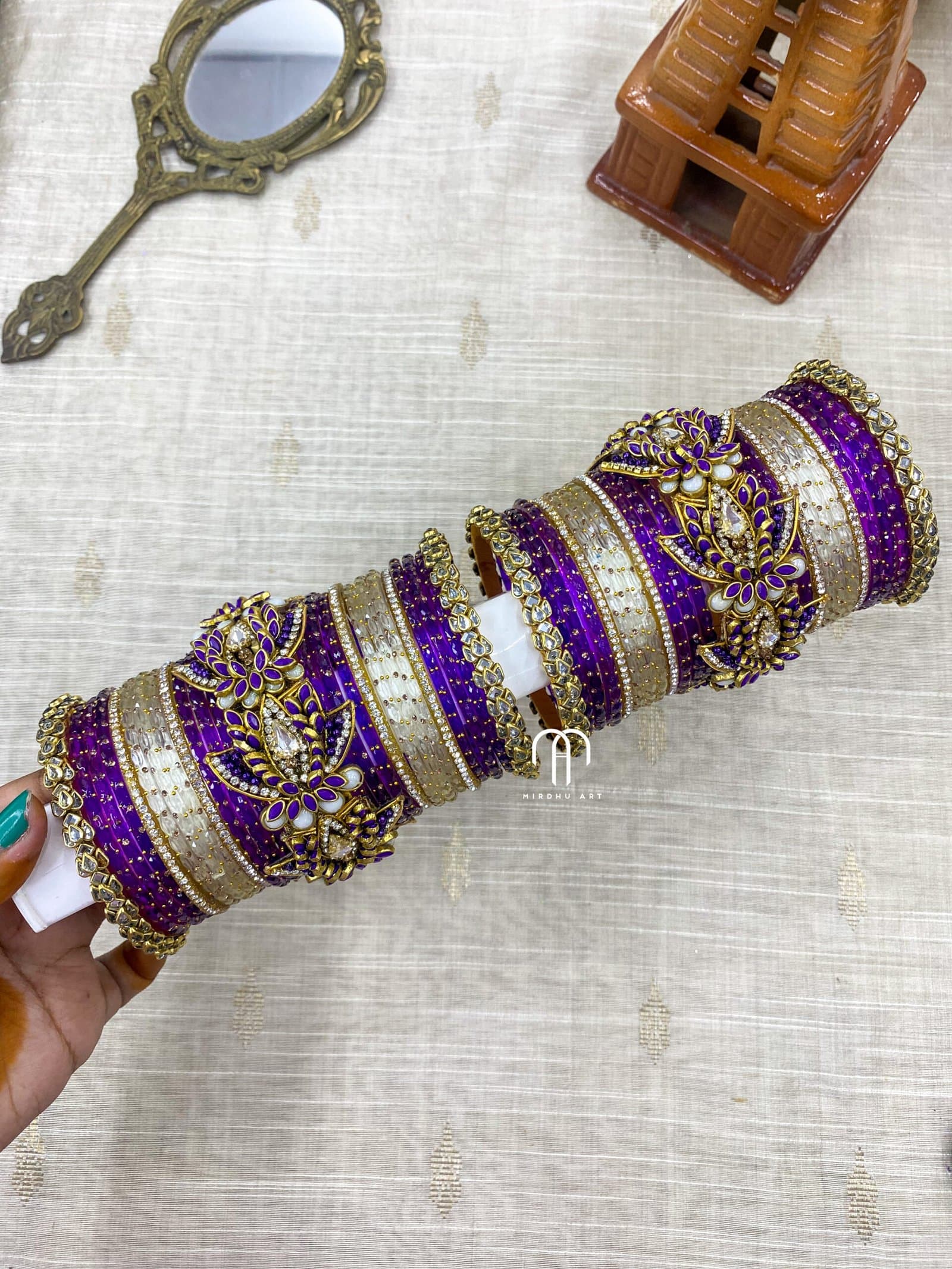 Lily – Purple and White from Bangle by Choice