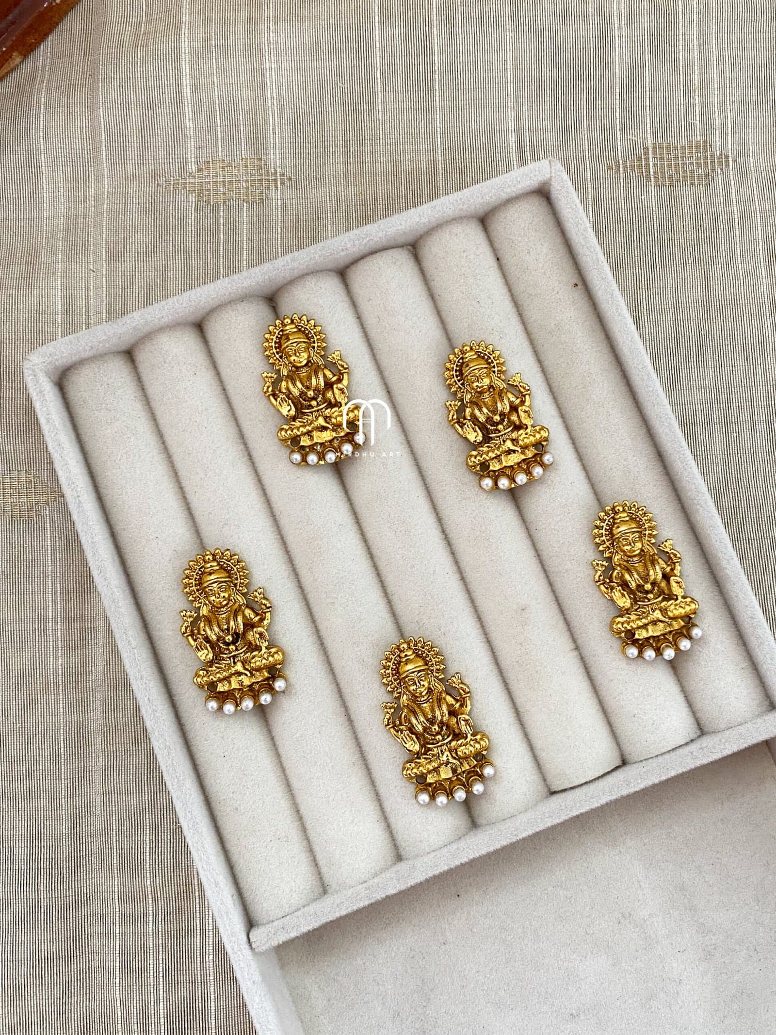Mahalakshmi Hair Pins (for braids) from Bangle by Choice
