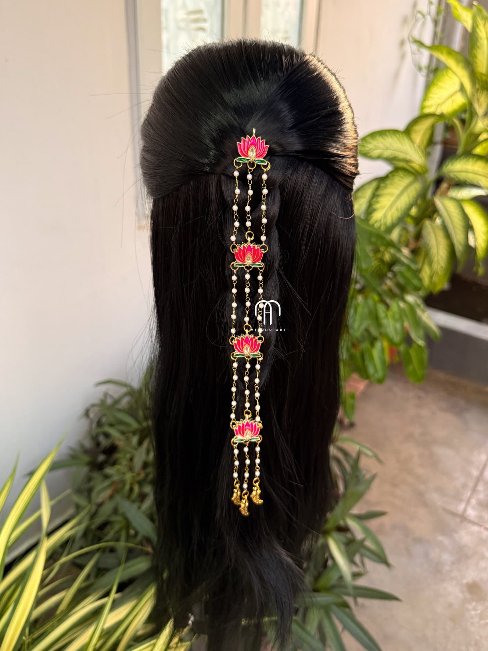 Lotus & Parrot Hair Pins from Bangle by Choice