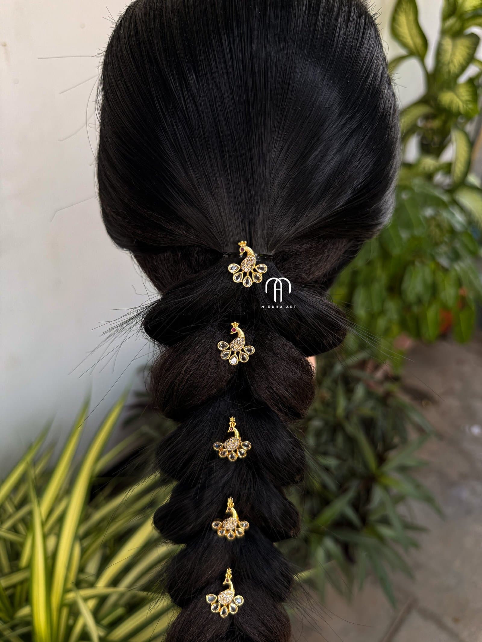Peacock – Hair Pins detail view 2