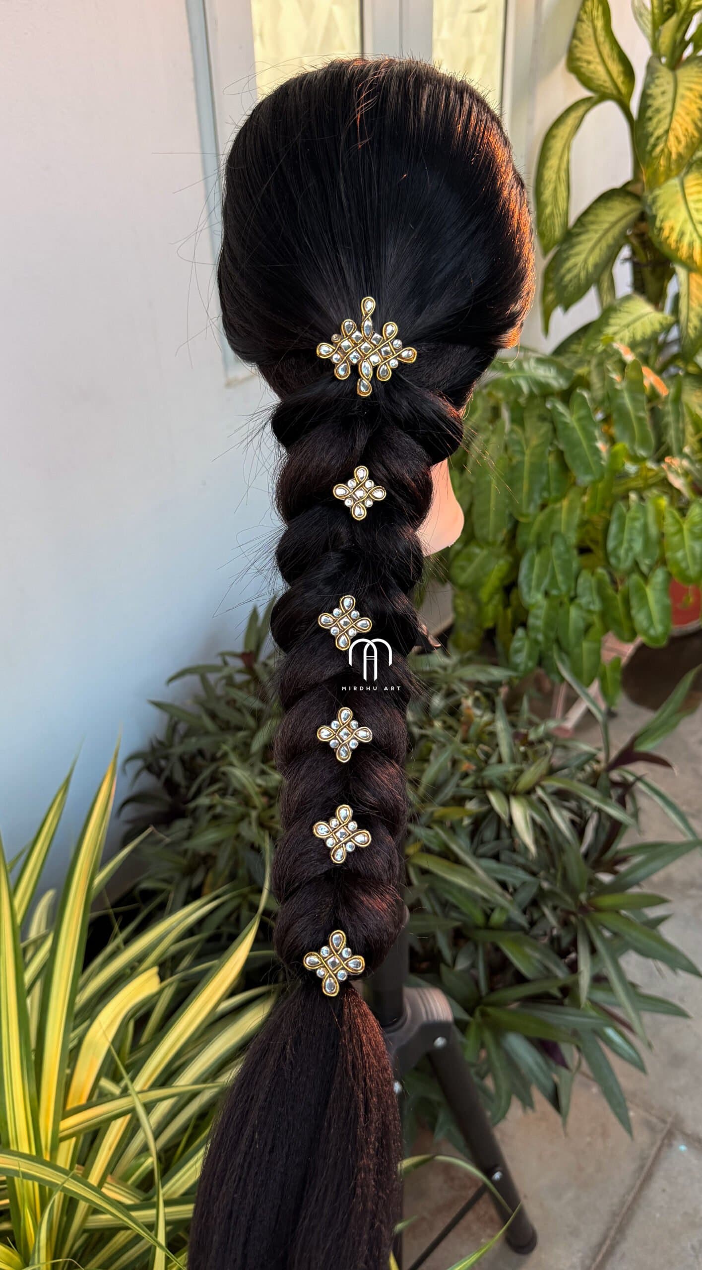 Kolam – Hair Pins (White) from Bangle by Choice