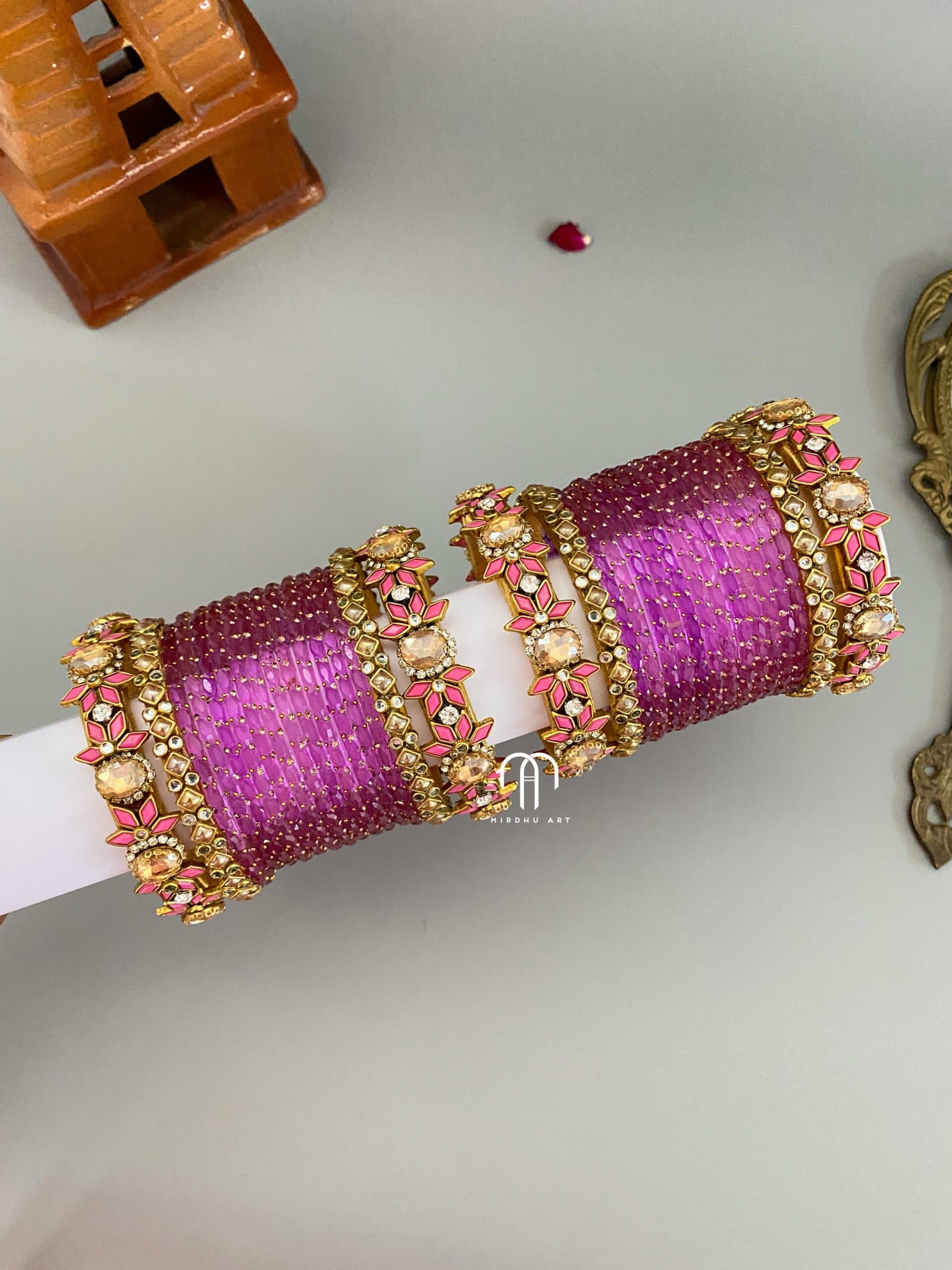 2D Crystal – Baby Pink And Lavender from Bangle by Choice