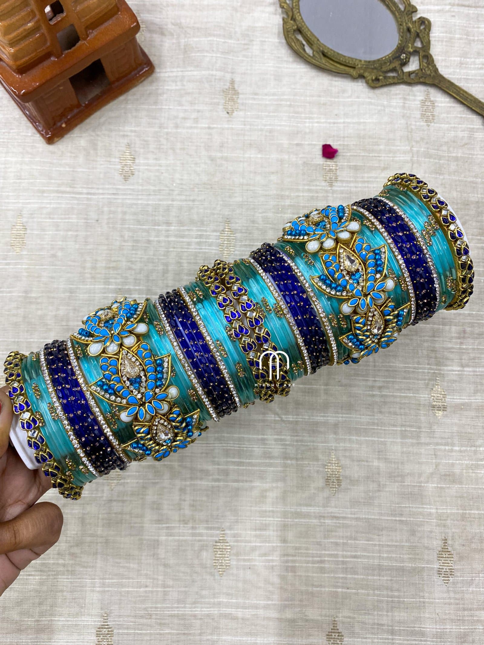 Lily – Royal Blue and Krishna Blue from Bangle by Choice
