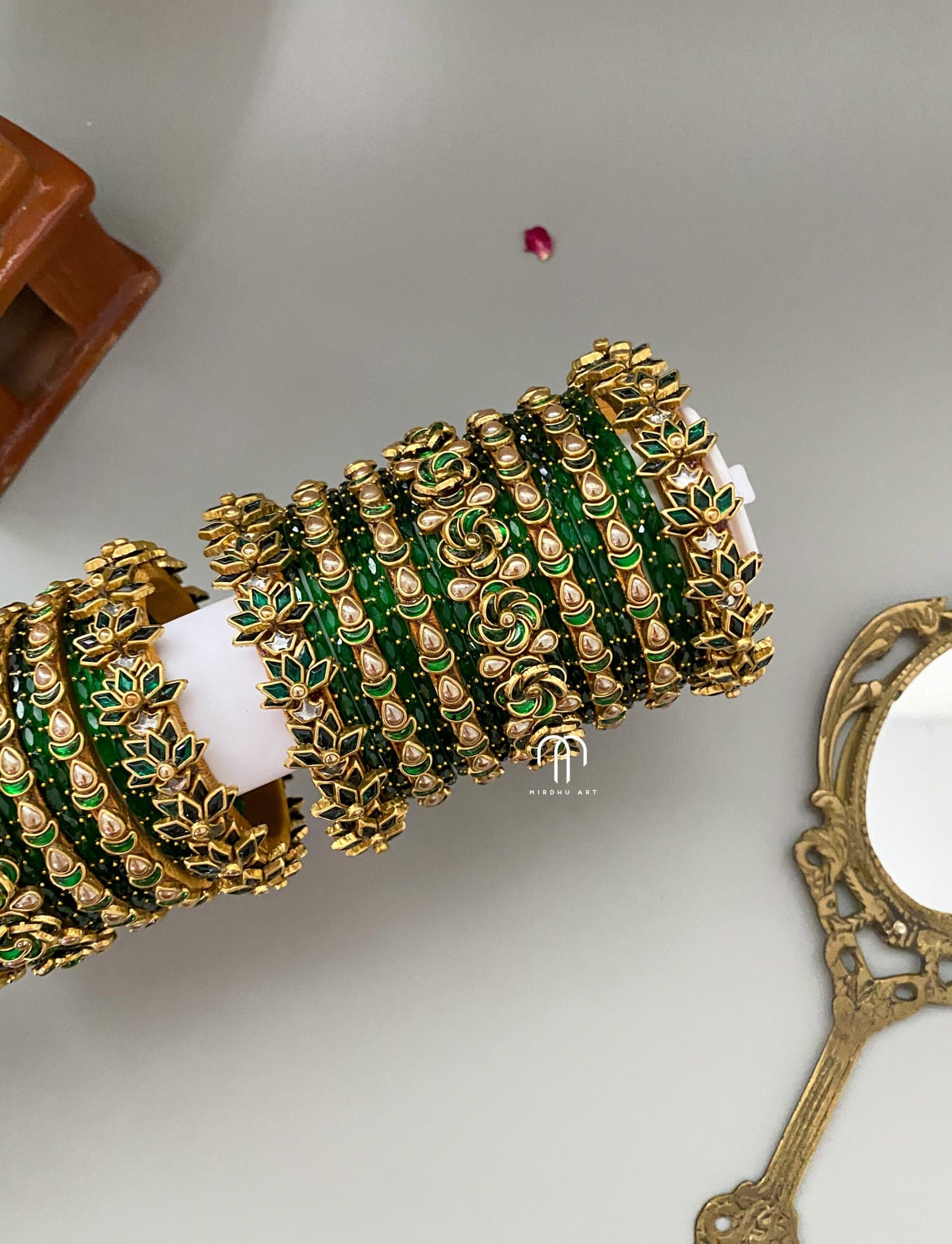 Rose Set – Green detail view 2