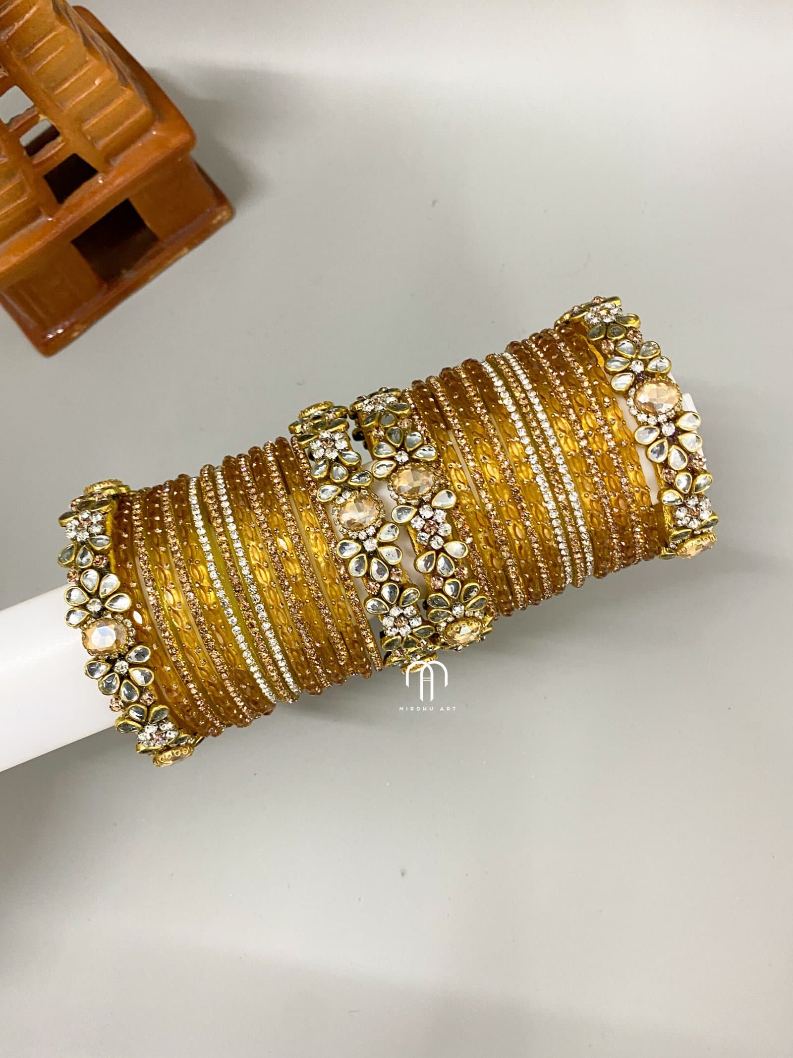 Diamond & Gold replica Bangles – 1 from Bangle by Choice
