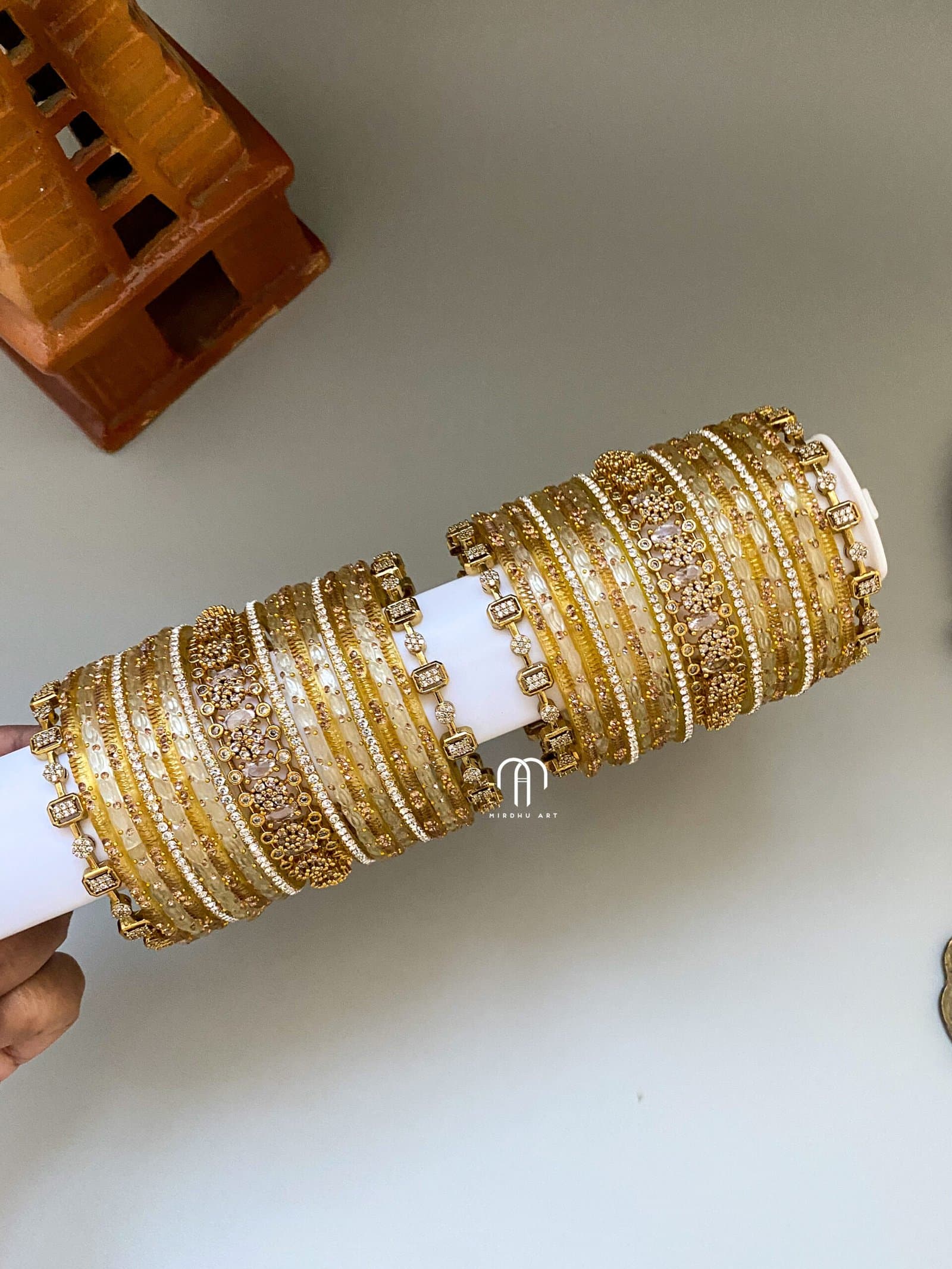 Gold & Diamond replica Bangles – Gold & Silver from Bangle by Choice