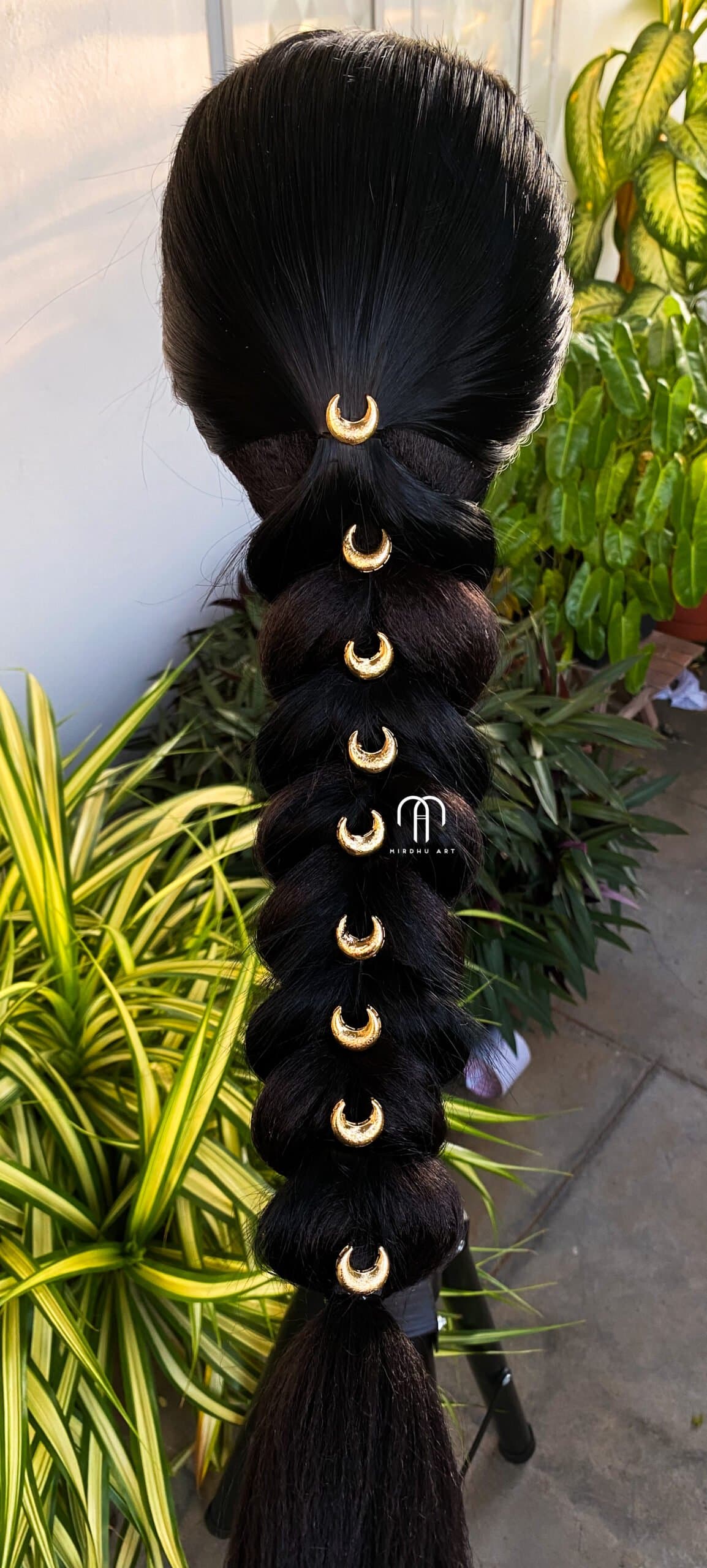 Gold – Moon hair pins from Bangle by Choice