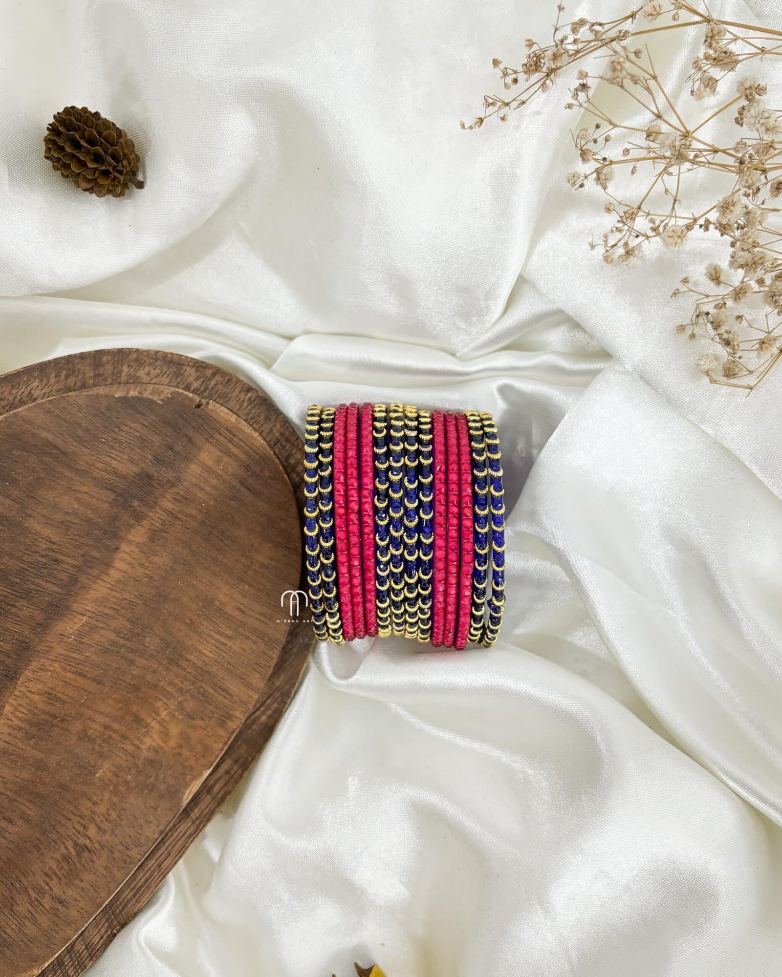 Glass Bangles – Half Moon & Plain Round from Bangle by Choice