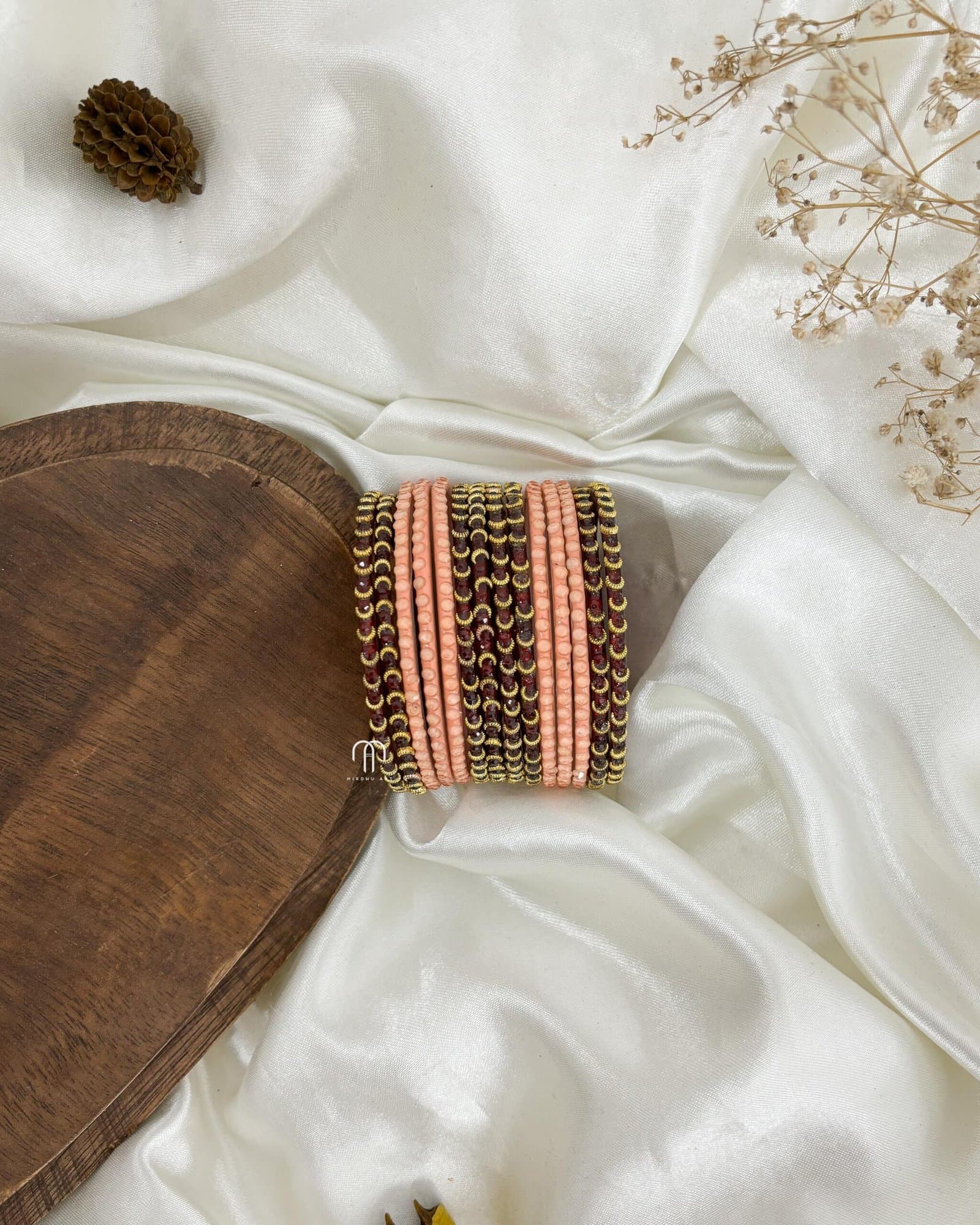 Glass Bangles – Half Moon & Plain Round from Bangle by Choice