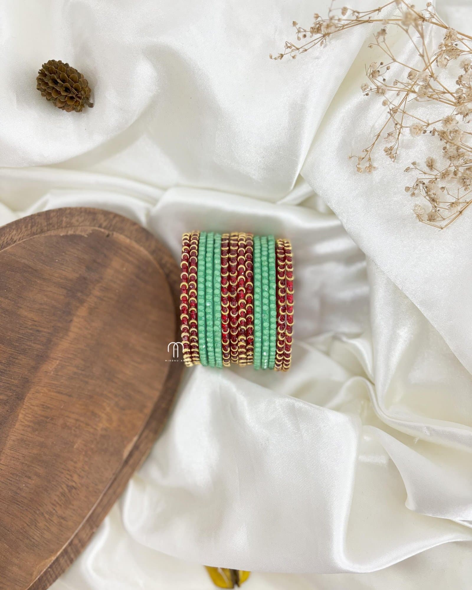 Glass Bangles – Half Moon & Plain Round from Bangle by Choice