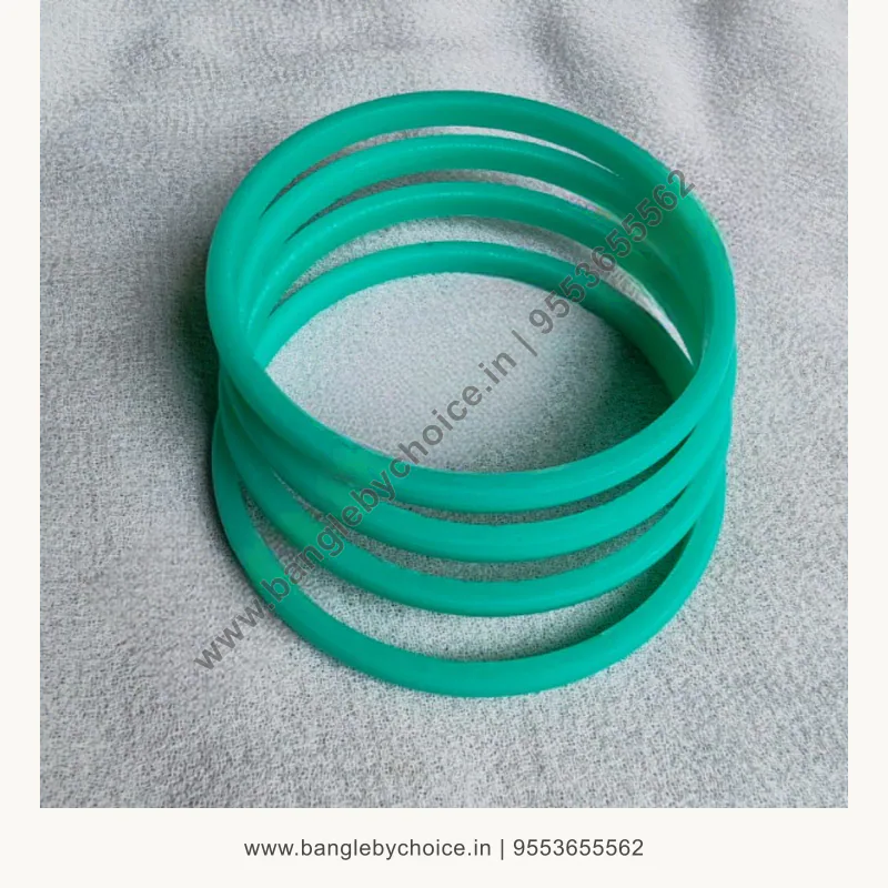 4 cut curve bangles product image with transparent Bangle By Choice watermark