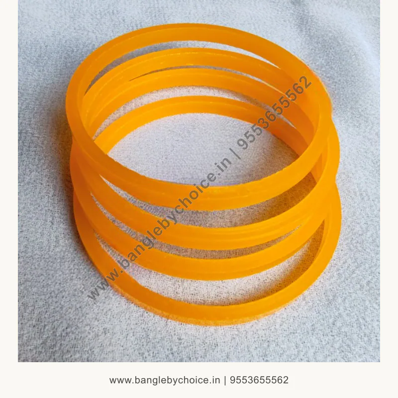 4cut flat bangles product image with transparent Bangle By Choice watermark