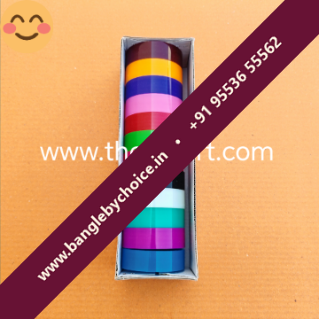 Photo of flat plain bangle boxes 1 cut