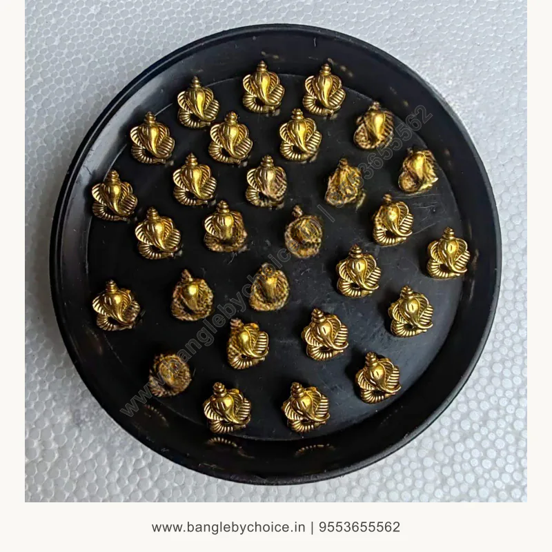 Ganesh charms product image with transparent Bangle By Choice watermark