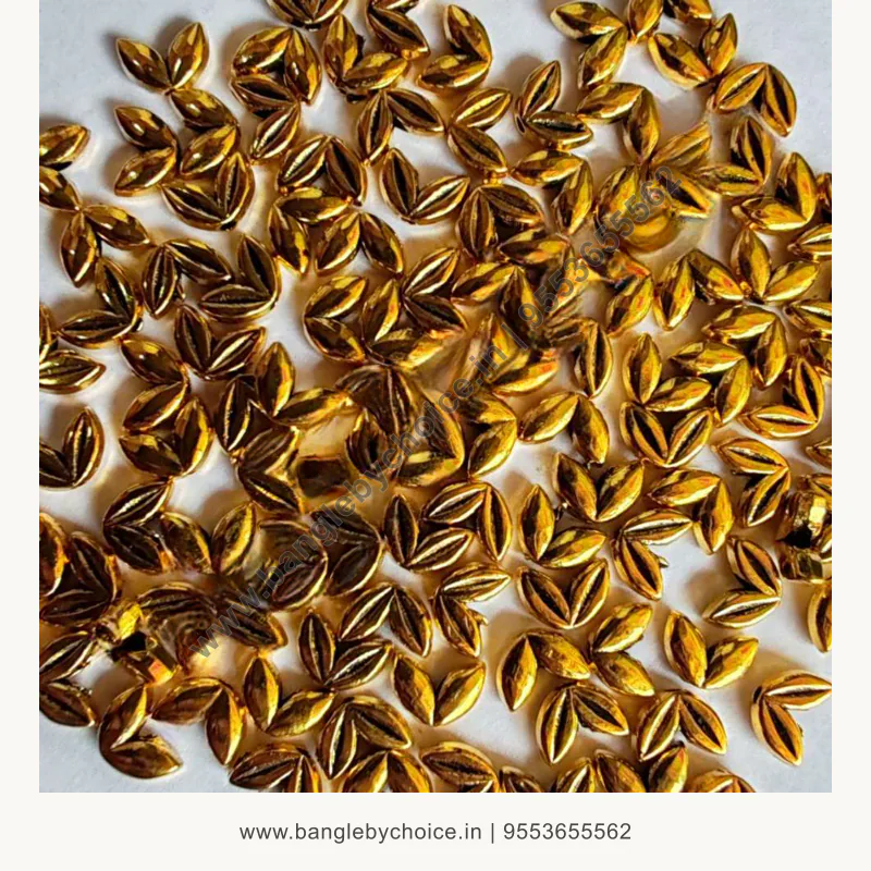 gold leaf charms