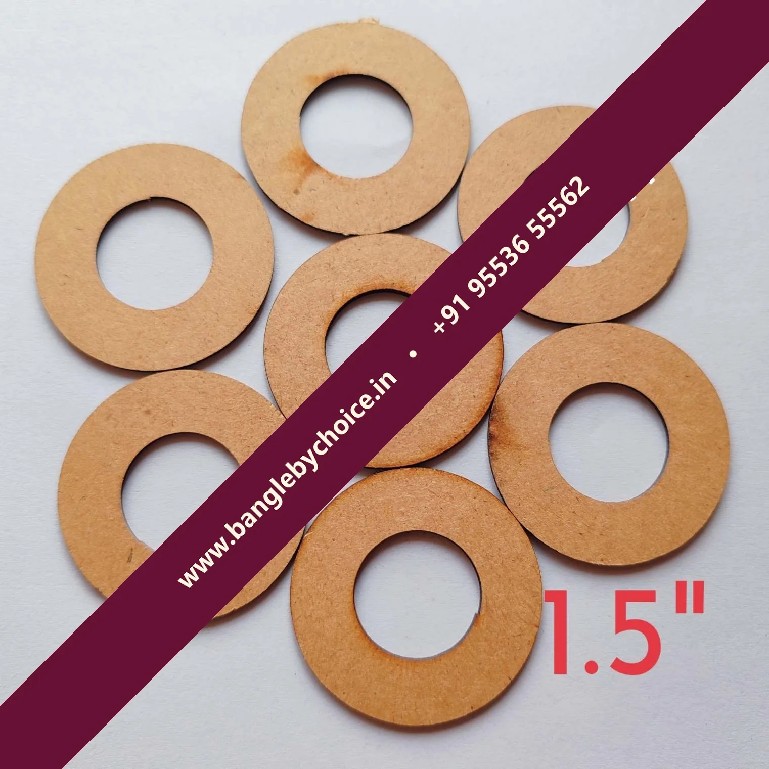 Photo of MDF 1.5 inch jada billa base round shape